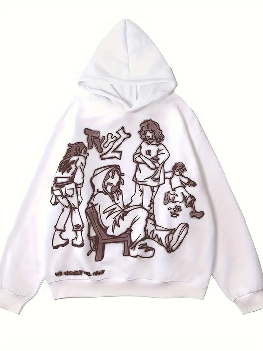 Graffiti Hoodie White