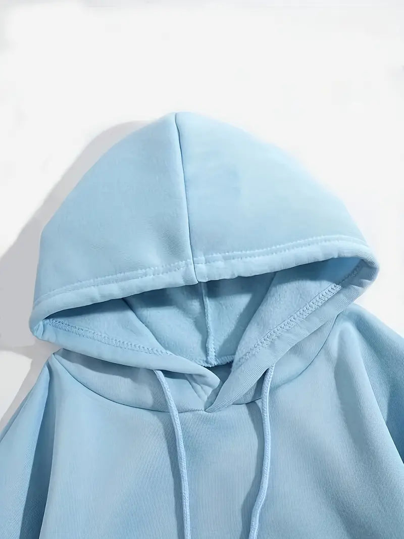 It's Not That Serious Hoodie Light Blue