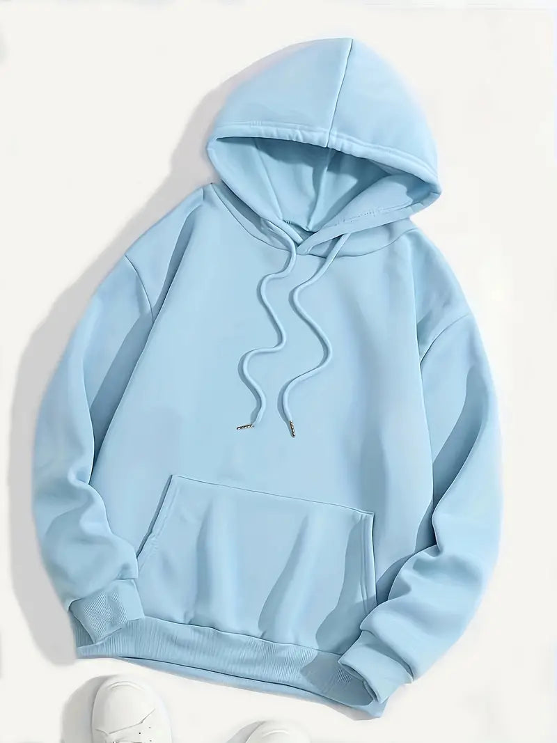 It's Not That Serious Hoodie Light Blue